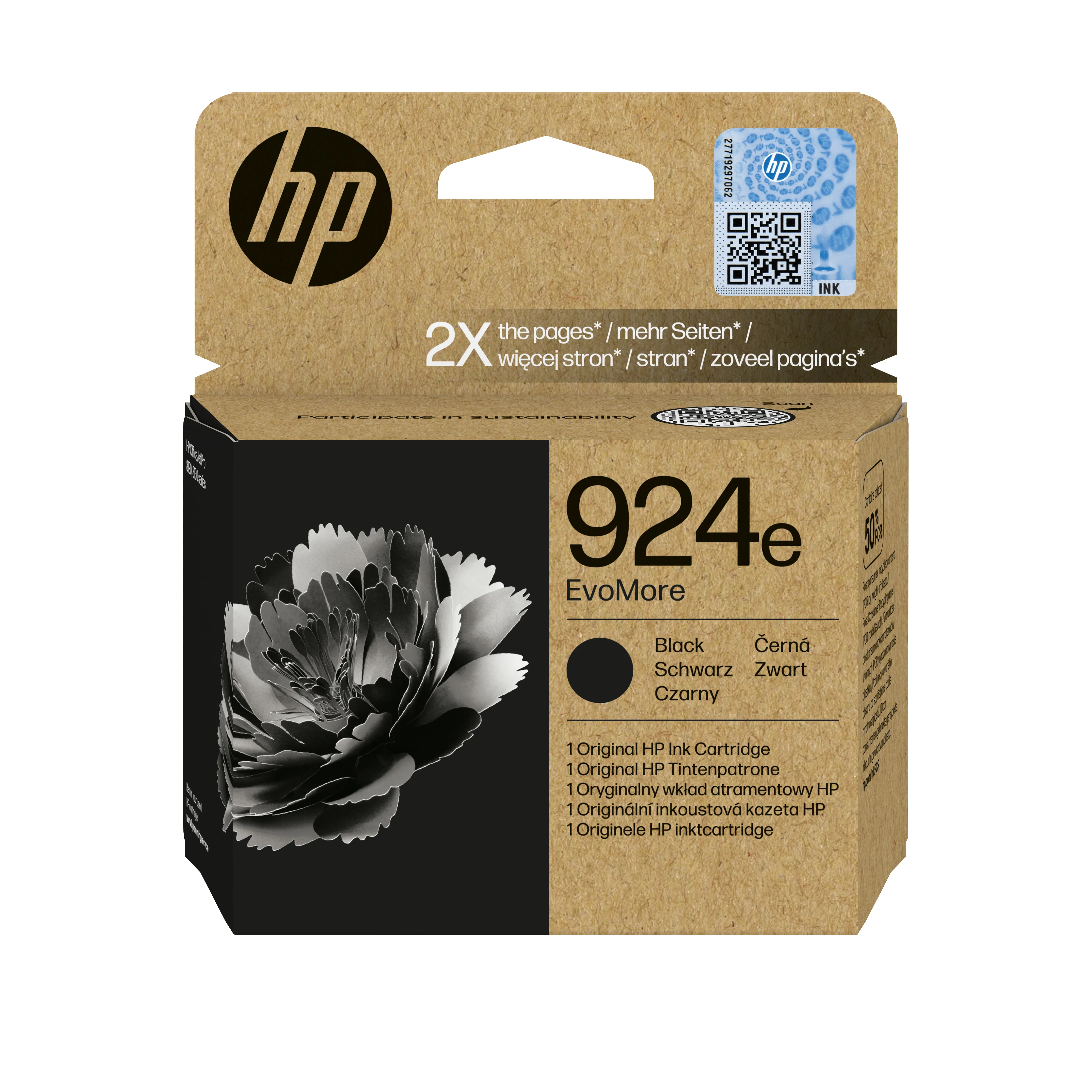 HP/InkHP 924e EvoMore BK Original Ink Ca