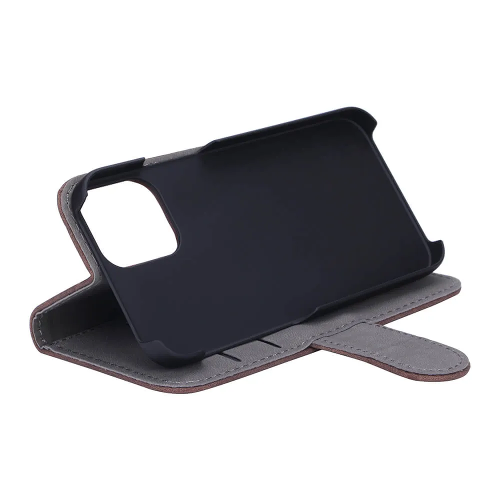 GEAR Wallet, iPhone 12 mini - pl&aring;nboksfodral, Brun