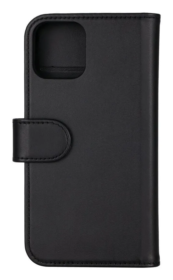 (Fyndh&ouml;rnan) GEAR Wallet, iPhone 12 / 12 Pro - 2-in-1 pl&aring;nboksfodra, Svart