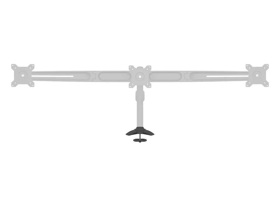 Multibrackets M Desktopmount Grommet Base Adapter, for up to 6 monitors, 8kg, Black