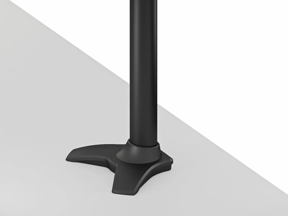 Multibrackets M Desktopmount Grommet Base Adapter, for up to 6 monitors, 8kg, Black