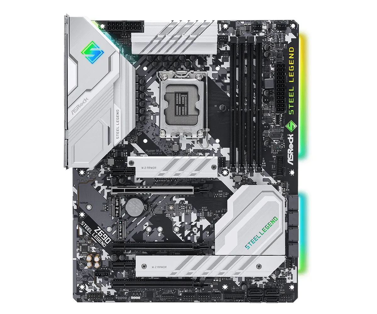 ASRock Z690 Steel Legend DDR4 ATX - motherboard