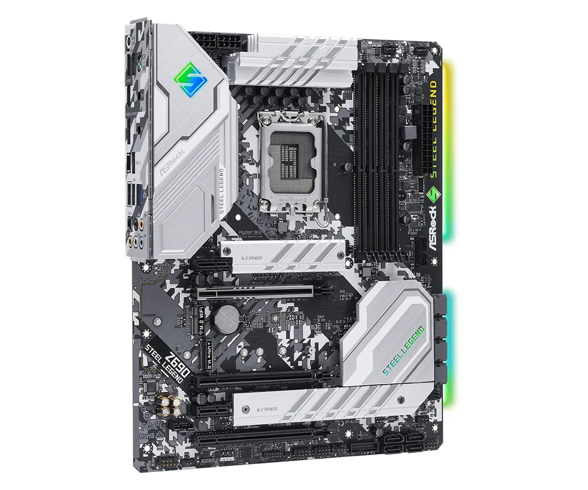 ASRock Z690 Steel Legend DDR4 ATX - motherboard
