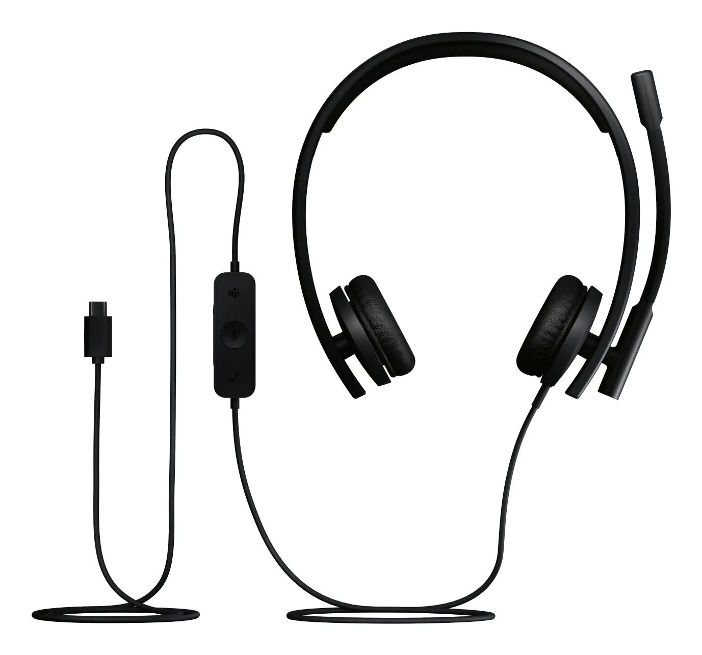 Logitech H570e Stereo USB-C MS Teams -kuuloke mikrofonilla,  musta