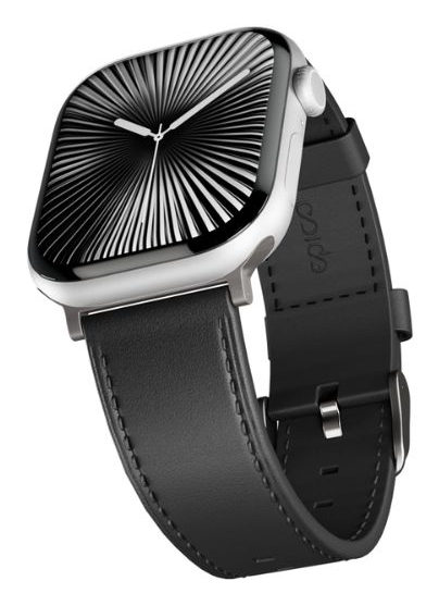 Epico Watch Strap Leather 38/40/41 - black