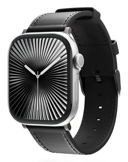 Epico Watch Strap Leather 38/40/41 - black