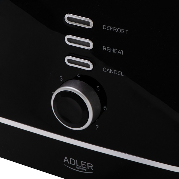 Adler AD 3224b 2-Slice Toaster with Bun Rack, 7 Browning Levels, 850 Watt, Black