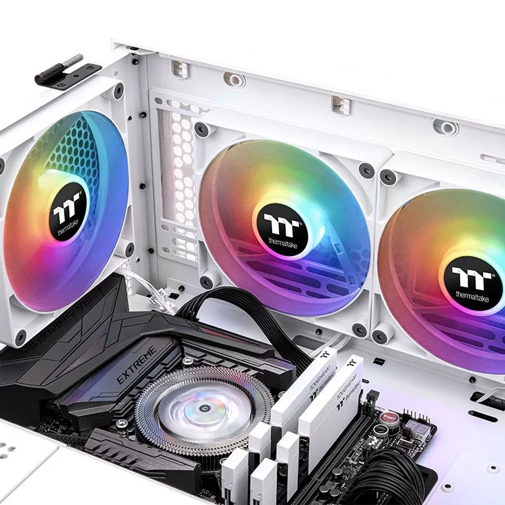 Thermaltake CT140, ARGB Sync, 140mm - case fan, white, 2pcs