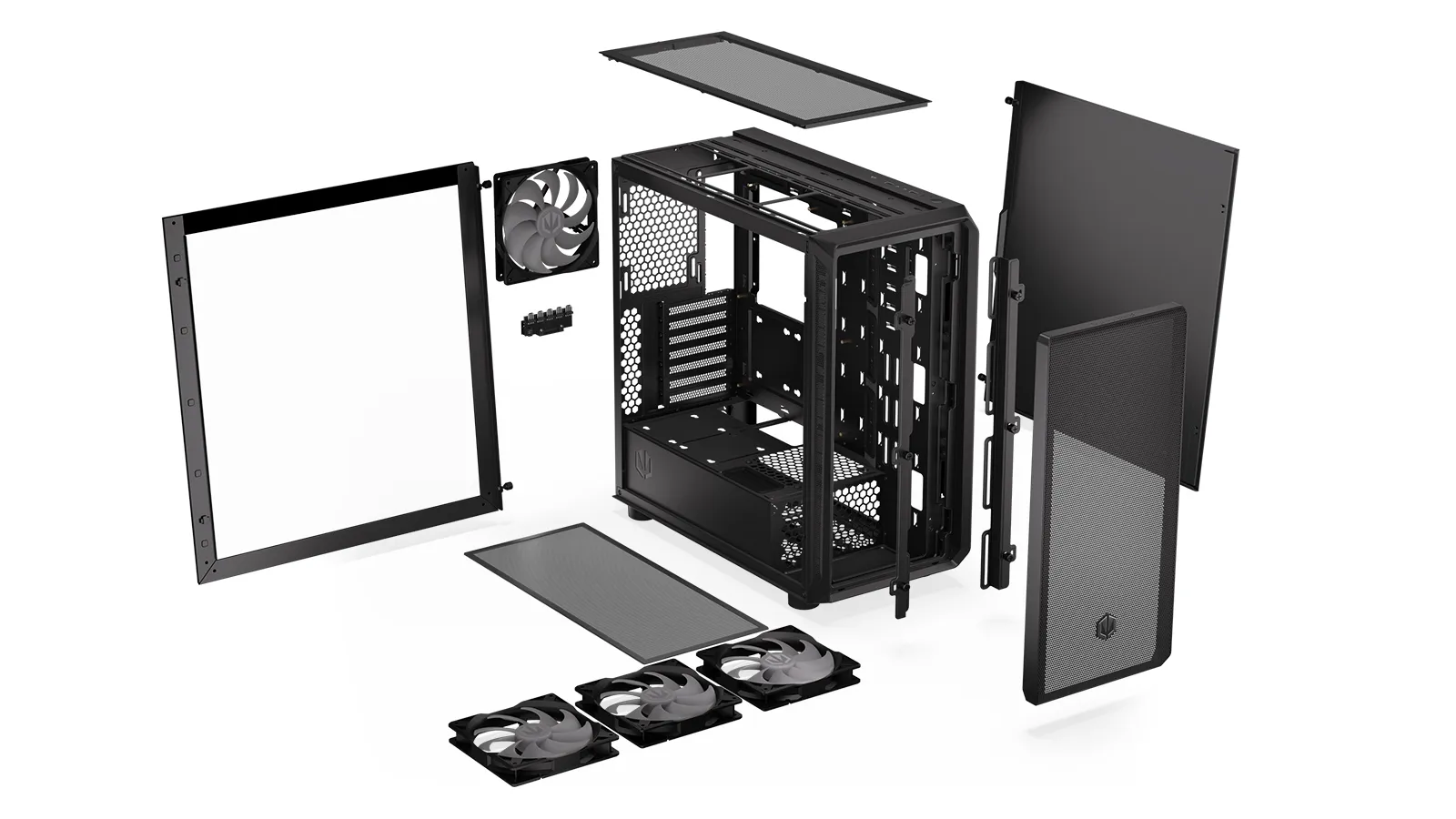 Endorfy Arx 700 ARGB - Mid Tower case, Black
