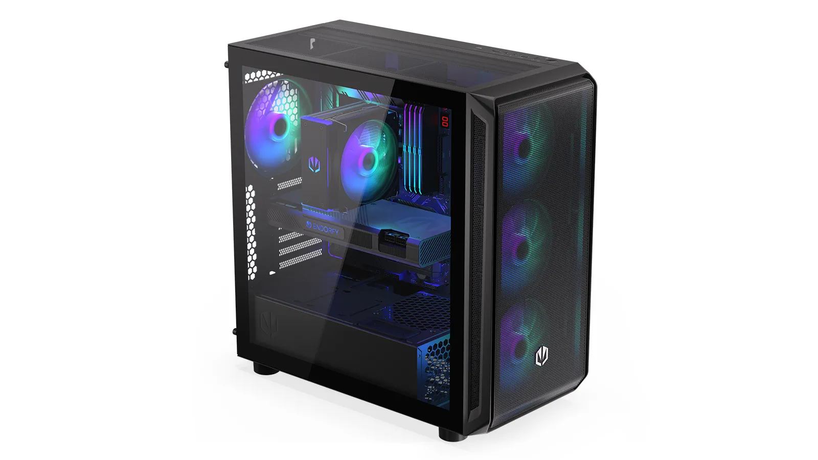 Endorfy Arx 700 ARGB - Mid Tower case, Black