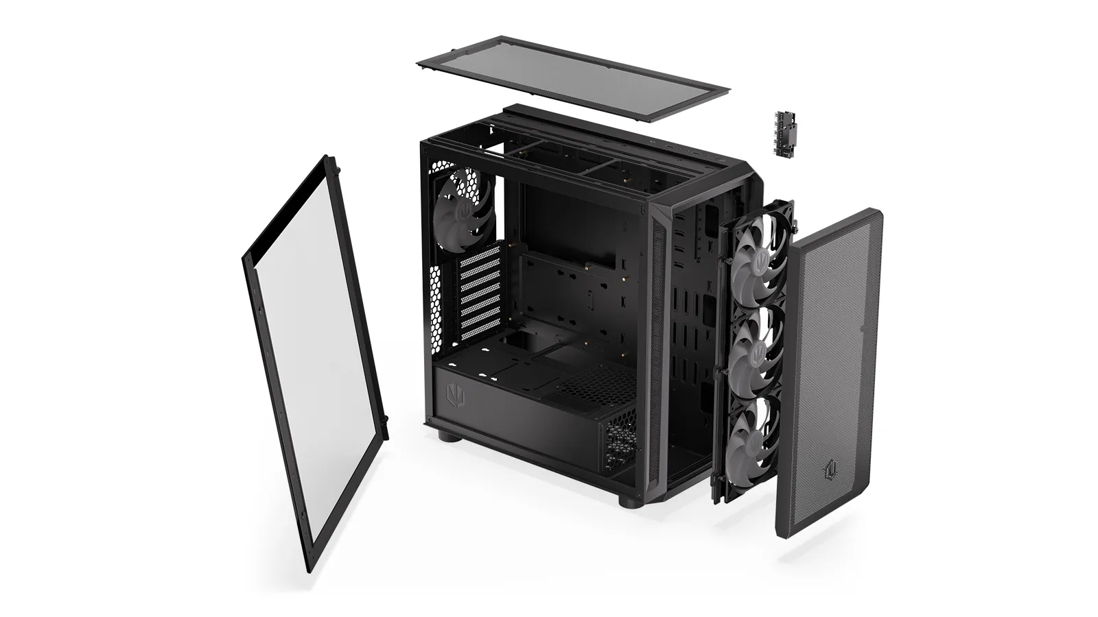 Endorfy Arx 700 ARGB - Mid Tower case, Black