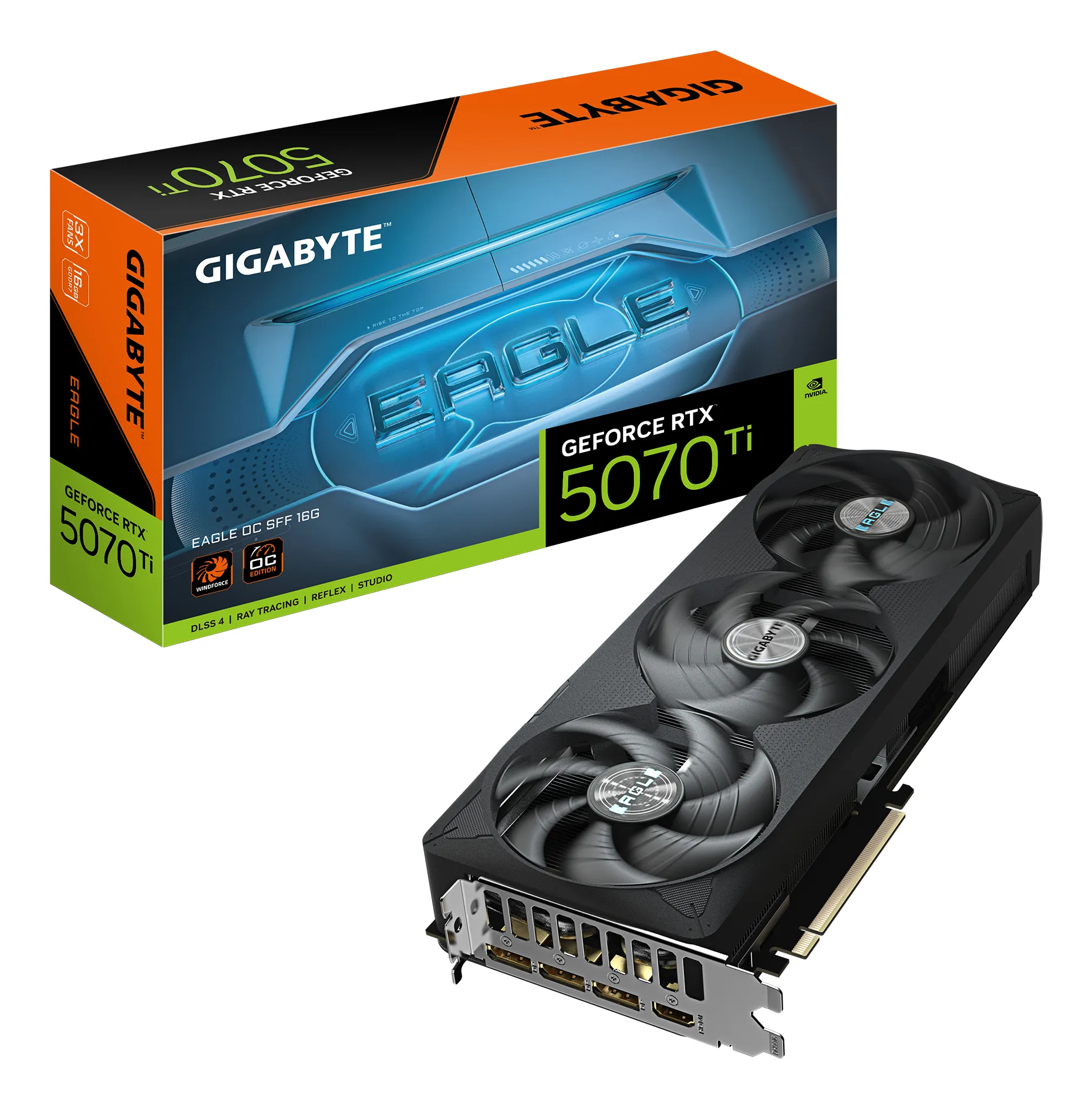 Gigabyte GeForce RTX 5070 Ti Eagle OC 16 GB - grafikkort + NVIDIA Bundle: Borderlands 4