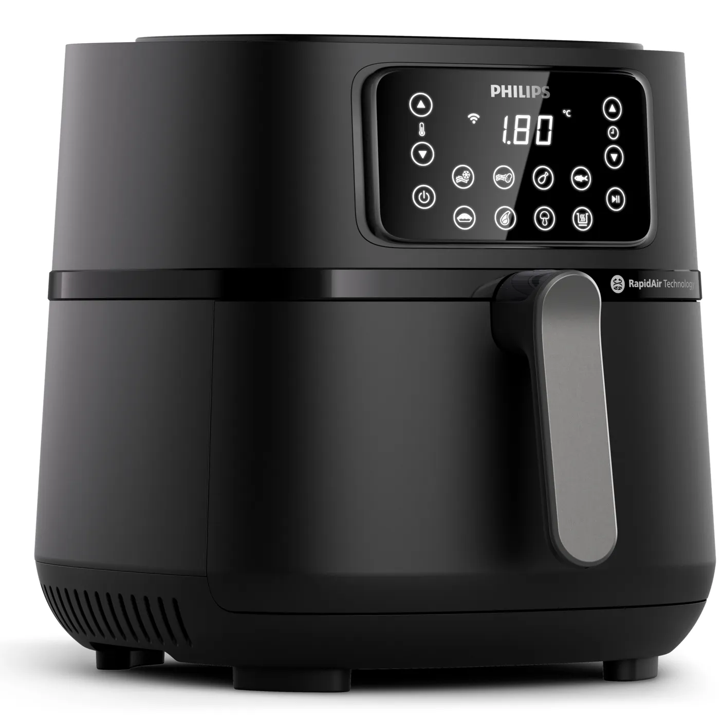 Philips Series 5000 HD9285 XXL Connected Airfryer 2000W Mørk sølv/sort