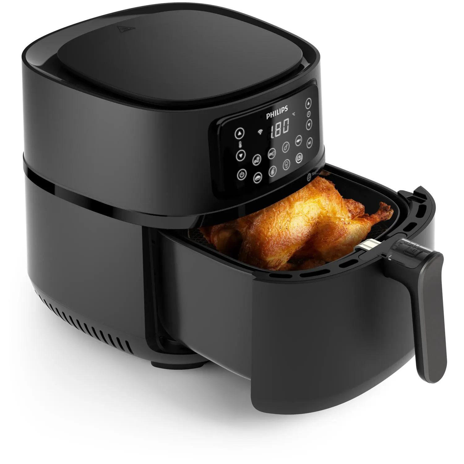 Philips 5000 Series XXL Connected HD9285/93, 7,2 l, 1,4 kg, 2000 W, airfryer, Dark silver/black