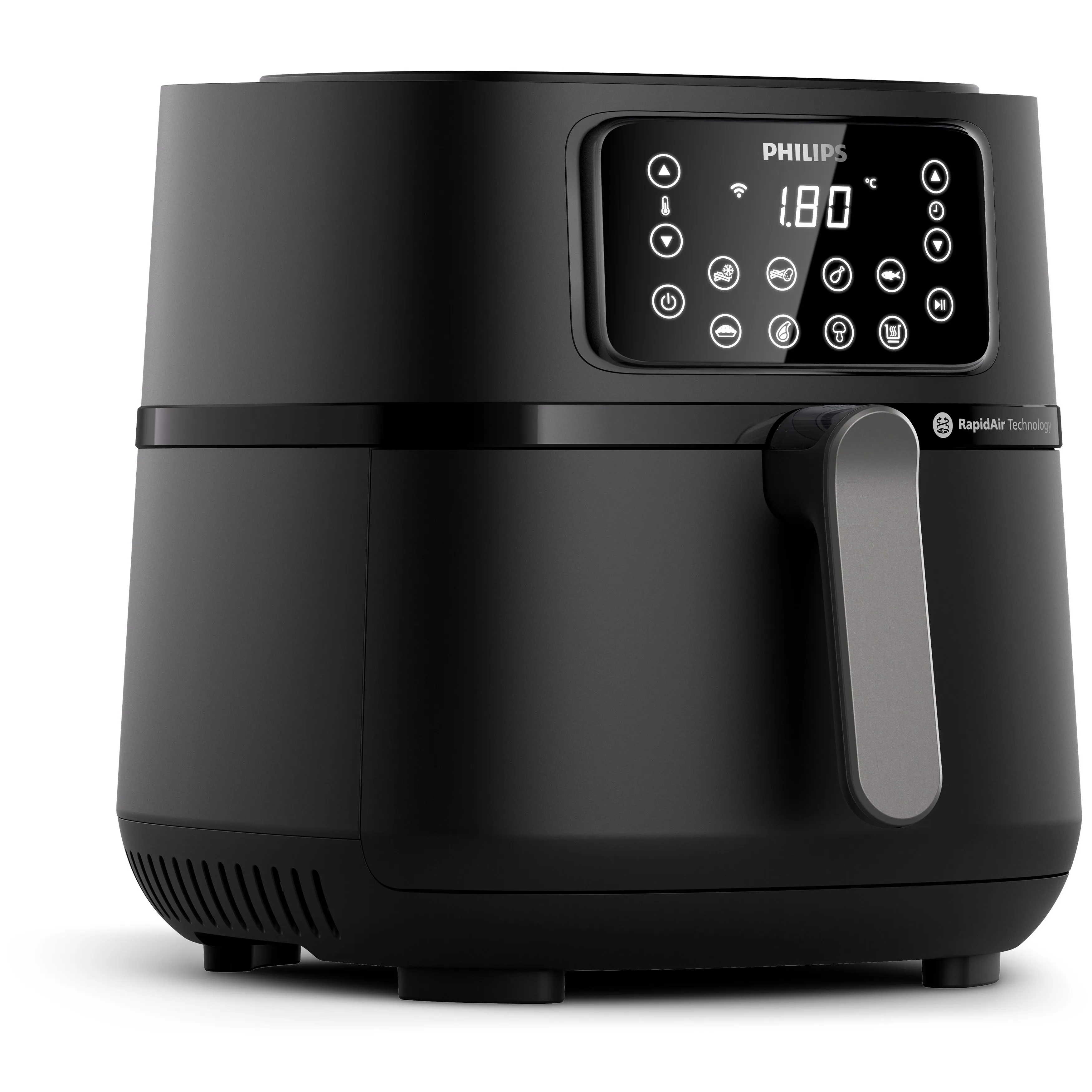 Philips Series 5000 HD9285 XXL Connected Airfryer 2000W M&oslash;rk s&oslash;lv/sort