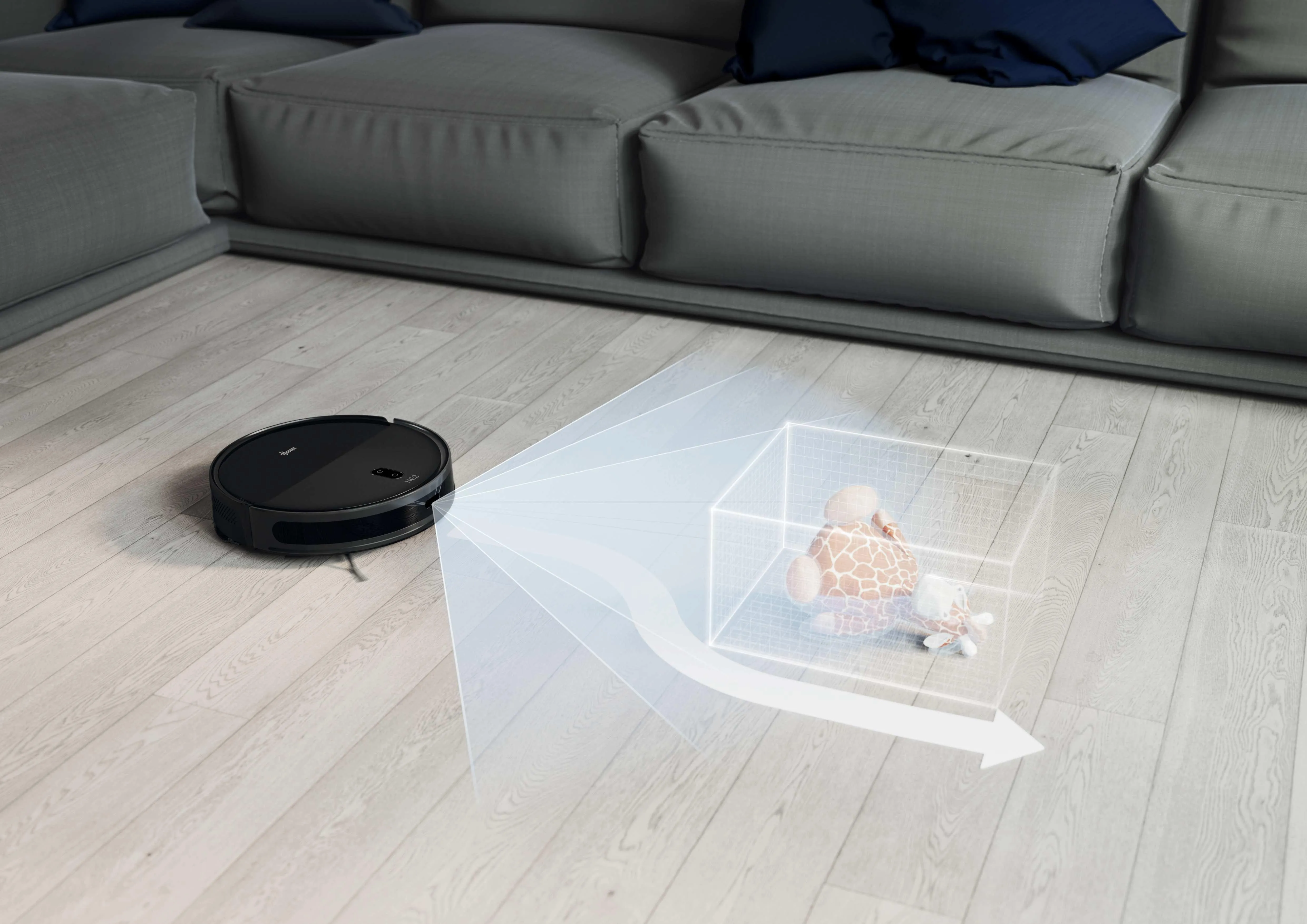 HOOVER HG230H 011 Robot vacuum cleaner, Black