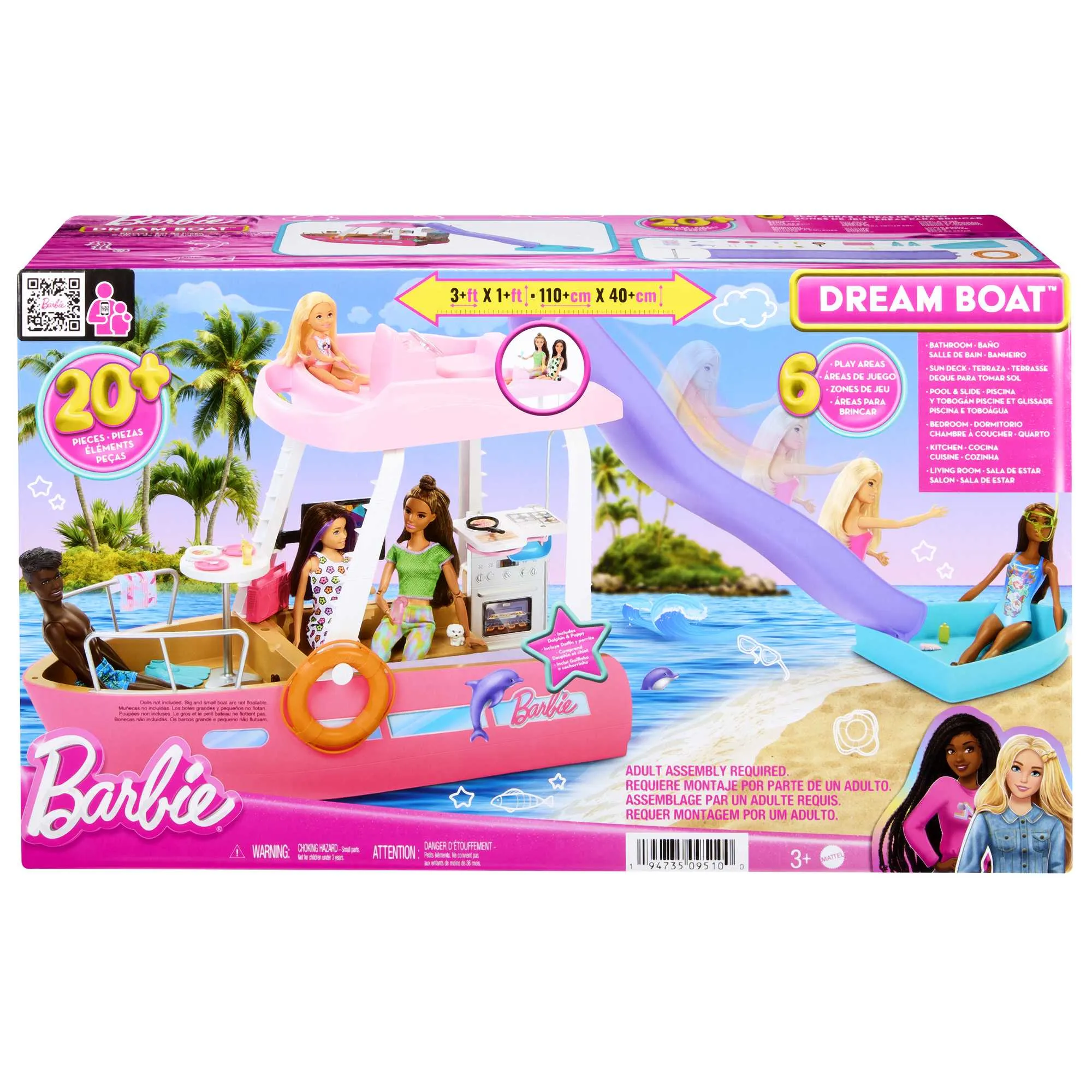 Mattel Barbie Dream Boat toy vehicle