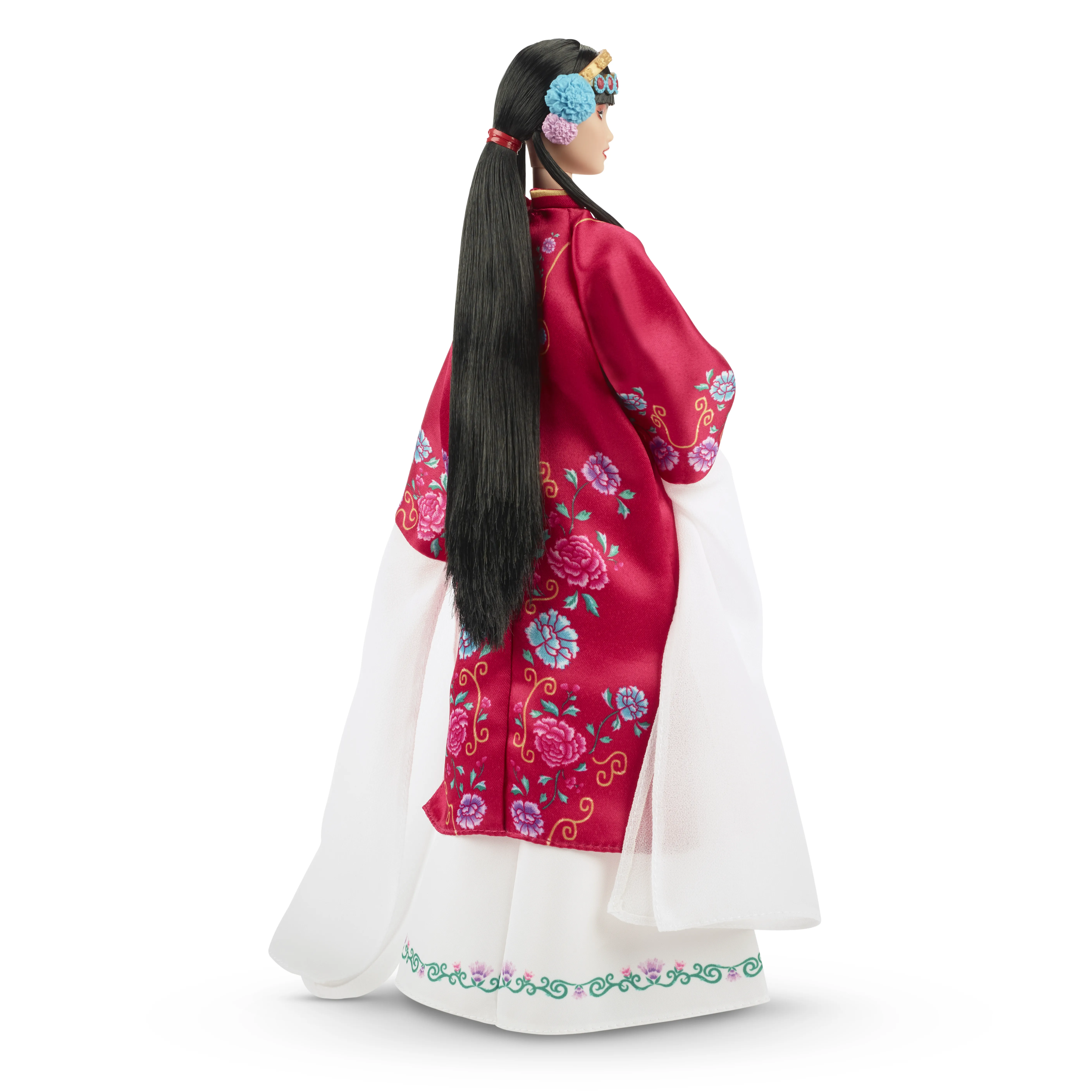 Mattel Barbie Signature Lunar New Year Doll with Red Floral Robe