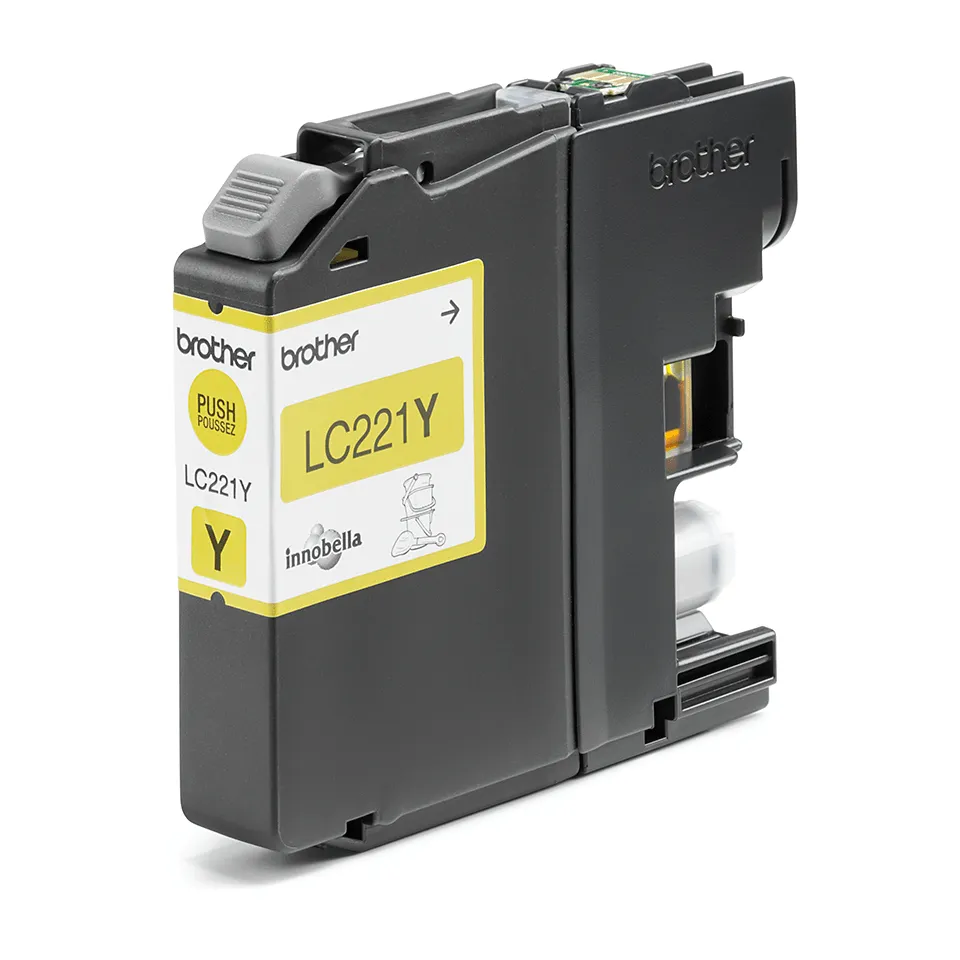 Brother LC221Y ink cartridge, Yellow