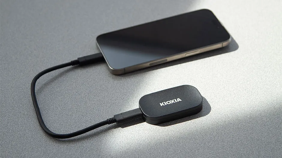 Kioxia Exceria Plus G2 2 TB USB-C - extern SSD, Svart