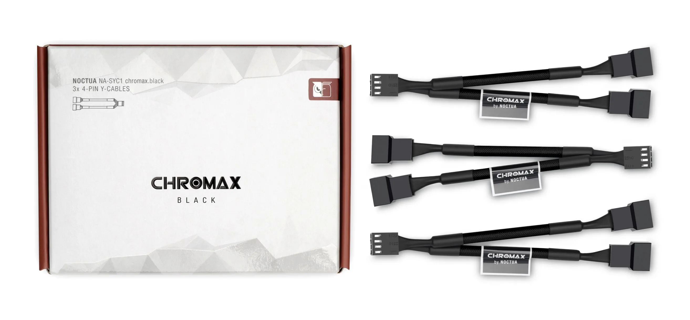 Noctua NA-SYC1 chromax.black Y -kaapelisarja, musta