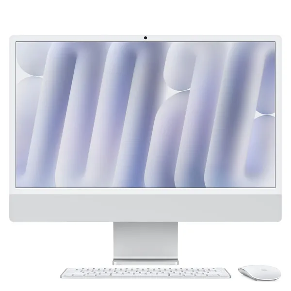 Apple iMac 24" (M4 10C / 10C), 16GB, 256GB, MacOS - All-in-one, Silver
