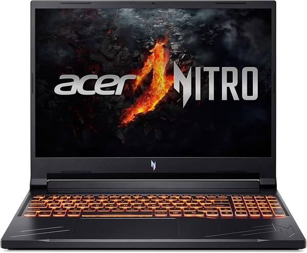 Acer Nitro V 16 16" i5-14450HX, 16 Gt, 1 Tt, RTX 4060, Win 11 Home -pelikannettava, musta