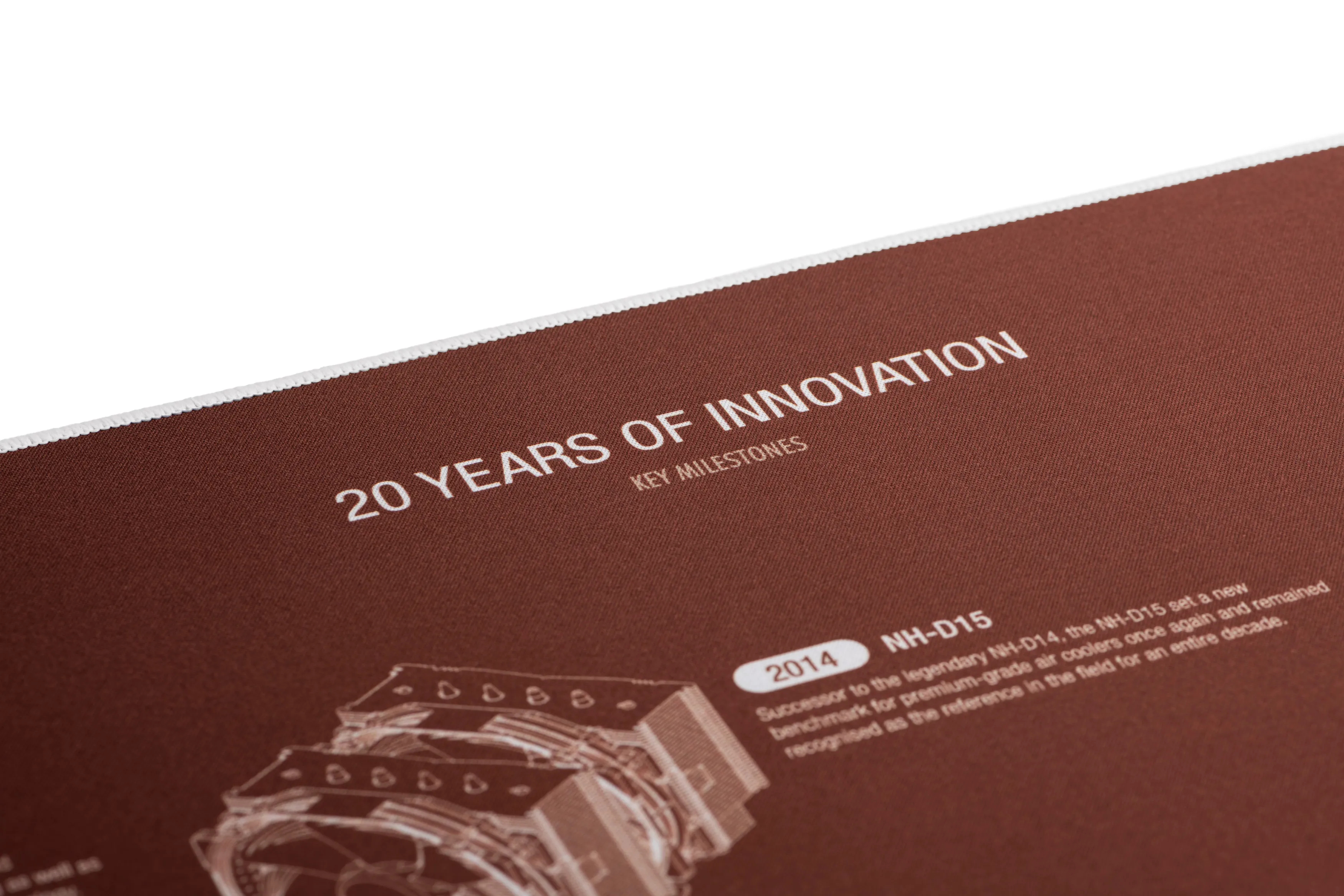 Noctua NP-DM3 20-Year Anniversary Gaming Mousepad, 900x400 mm, Multicolor