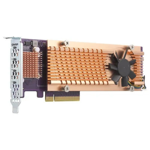 QNAP Quad M.2 PCIe SSD expansion card for x73 TS-x77 TVS-x82 TS-x80U TS-x80U-SAS TS-1685 TS-x85U