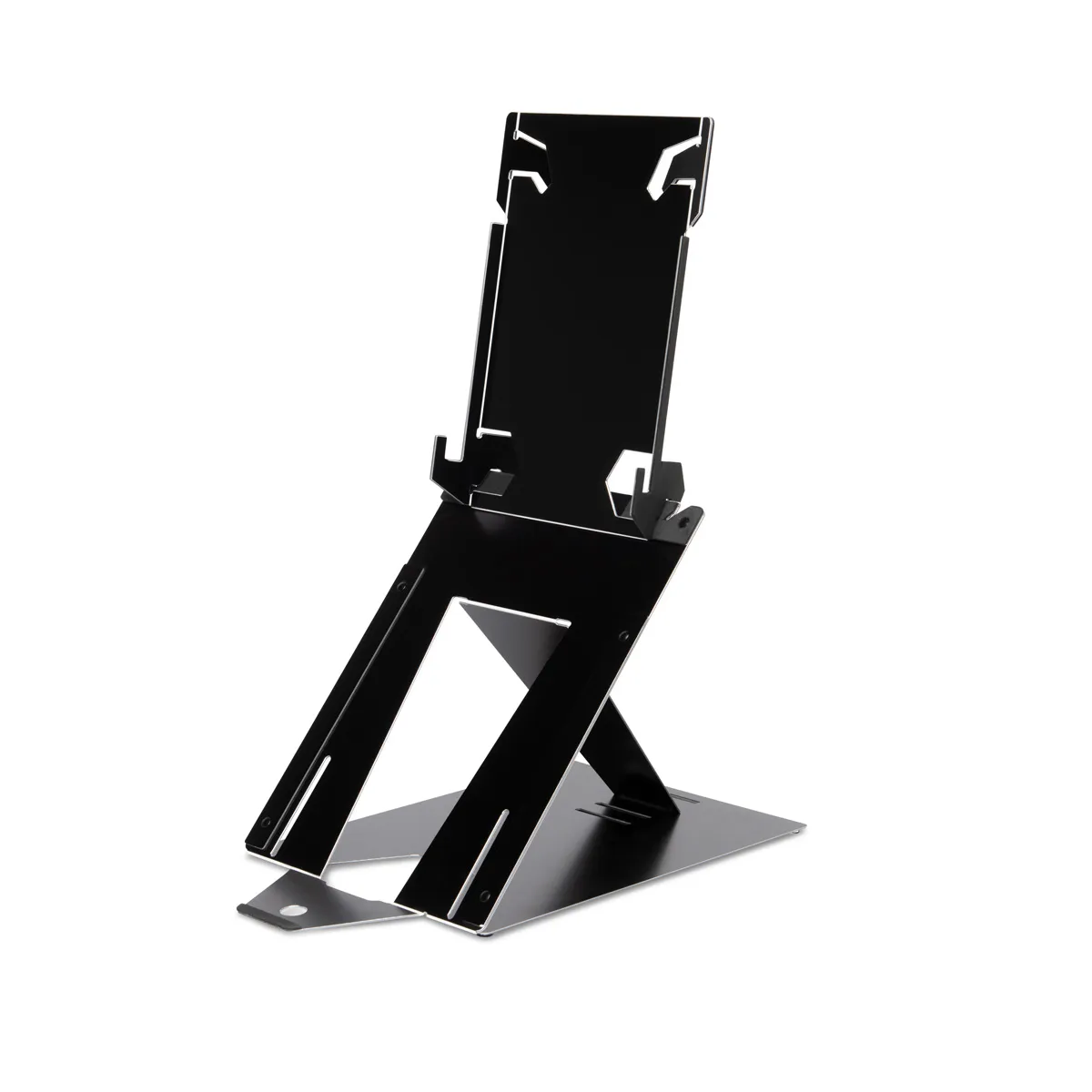 R-Go Riser Duo, Tablet and Laptop Stand, adjustable, black