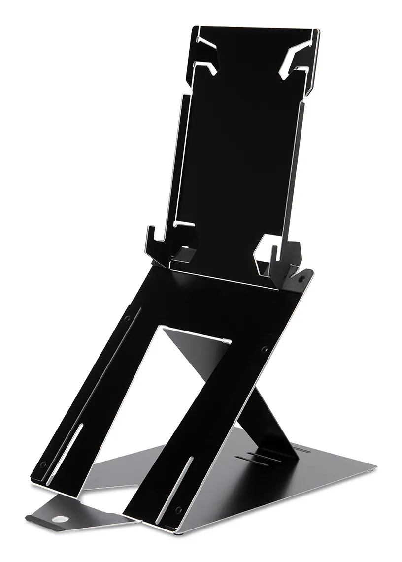 R-Go Riser Duo, Tablet and Laptop Stand, adjustable, black
