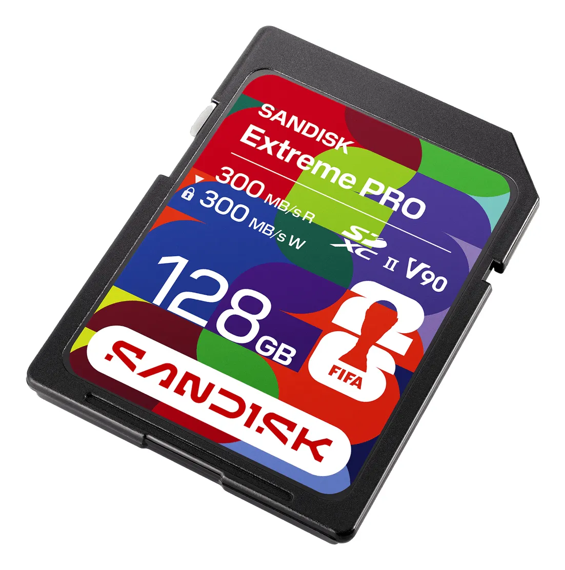 SanDisk Extreme PRO 128GB SDXC UHS-II U3 V90 card, Black