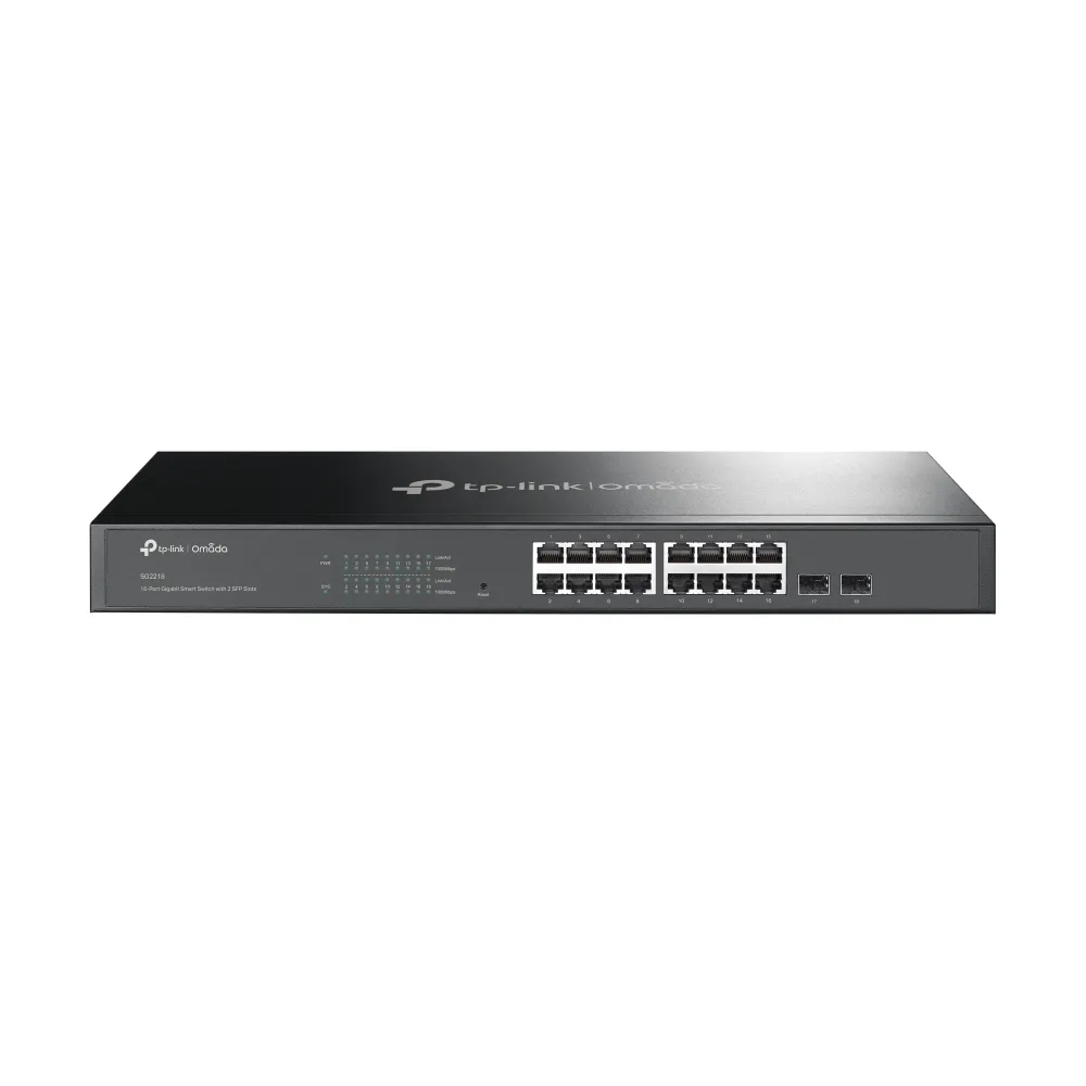 TP-LINK Omada 16-Port Gigabit Smart Switch with 2 Gigabit SFP Slots