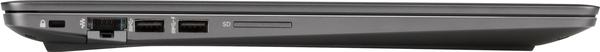 HP 15.6" ZBook Studio G3, 512GB, NVIDIA Quadro M1000M 2GB, Win 10 Pro - kannettava, musta