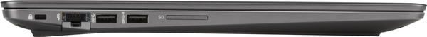 HP 15.6" ZBook Studio G3, 512GB, NVIDIA Quadro M1000M 2GB, Win 10 Pro - kannettava, musta