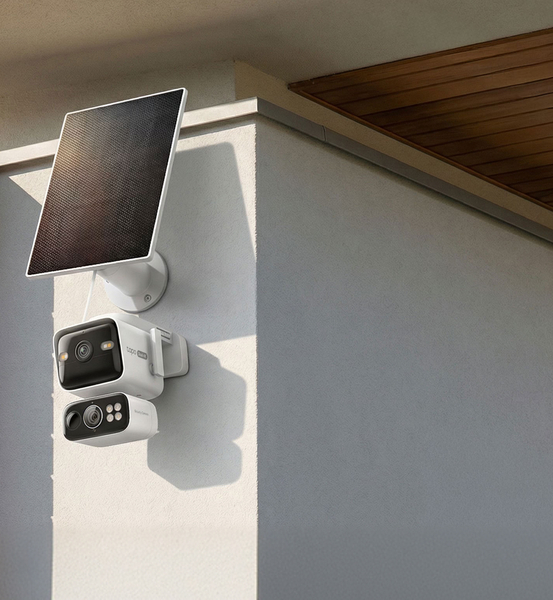 TP-Link Tapo C675D KIT - Solar-Powered Dual-Lens Pan/Tilt Security Camera Kit, White