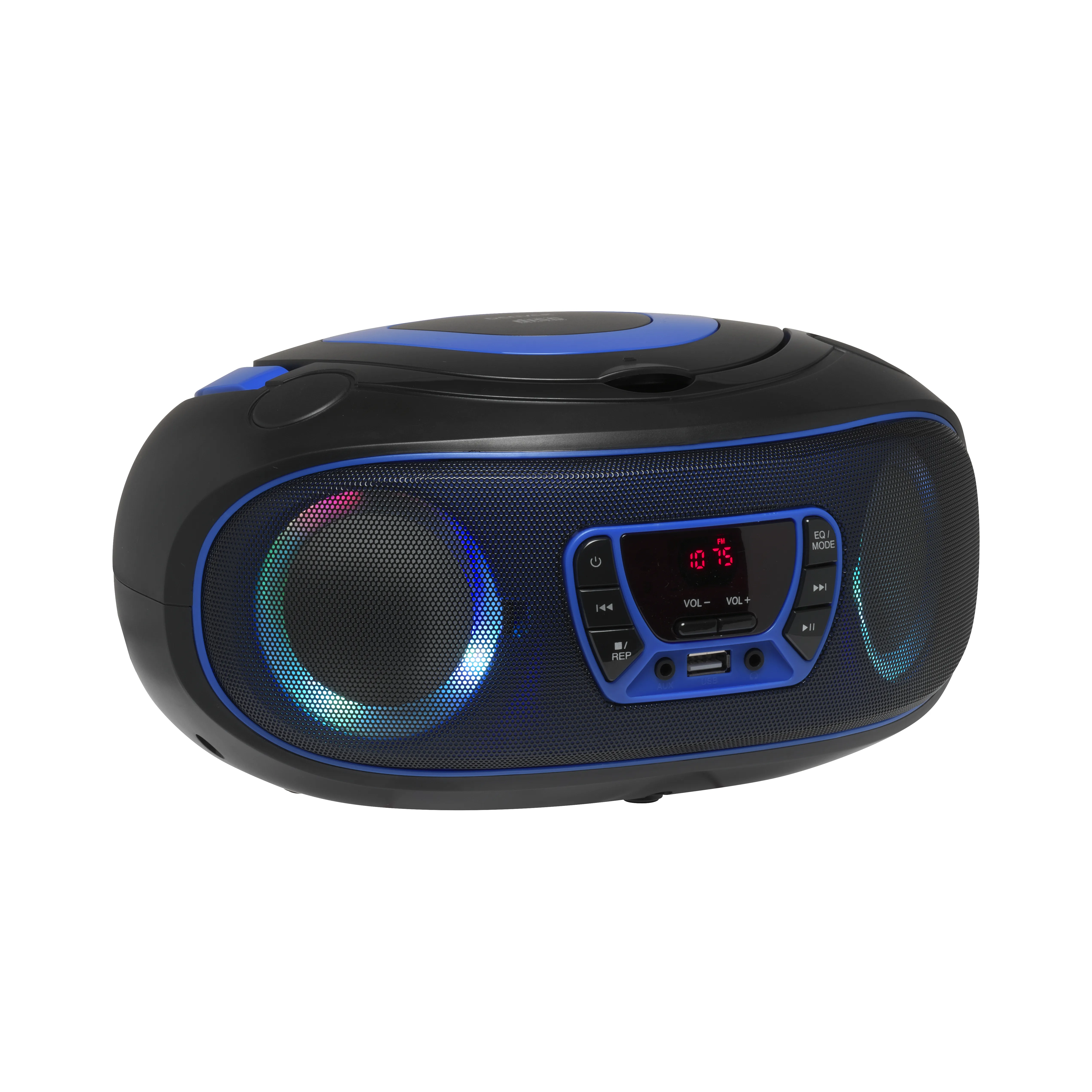 Boombox FM-Radio CD USB Bluetooth TCL-212BTBU Svart/Bl&aring;