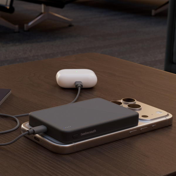 Twelve South PowerCapsule 10,000 10000mAh -varavirtal&auml;hde, liuskekivenharmaa