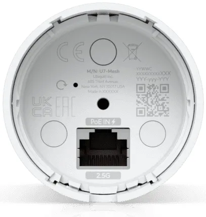 Ubiquiti UniFi U7 Mesh - Tukiasema, valkoinen