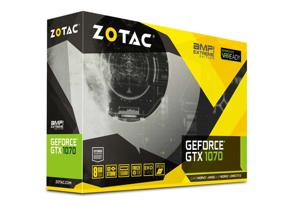 Zotac GeForce GTX 1070 8GB -n&auml;yt&ouml;nohjain