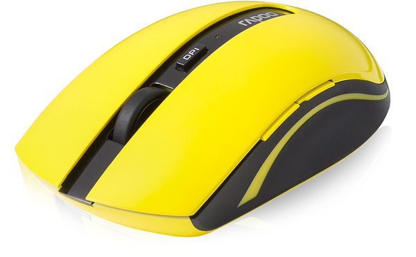 Rapoo 7200P - wireless mouse, Yellow