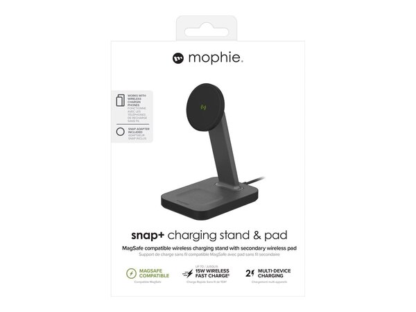 MOPHIE UNV WRLS SNAP+ - STAND PAD BLACK