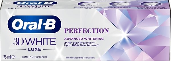 Oral-B 3D White Luxe Perfection 75ml - toothpaste.