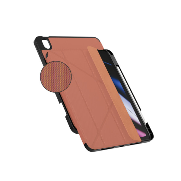Epico SolidWoven Flip Case | iPad 10,9" (A14)/11" (A16) | Sienna | Integrated Stand  &amp;  Apple Pencil Storage