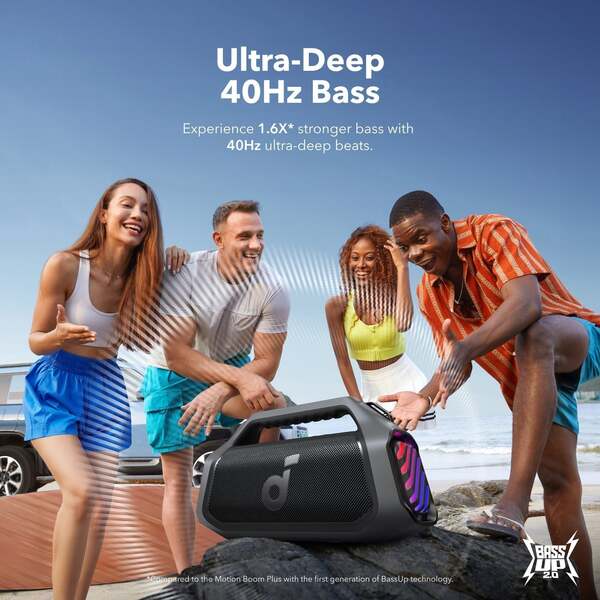 Anker Soundcore Boom 2 Plus - portable speaker, Black
