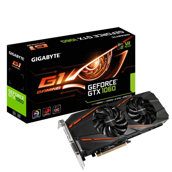 Gigabyte GeFroce GTX 1060 G1 Gaming 3GB -n&auml;yt&ouml;nohjain