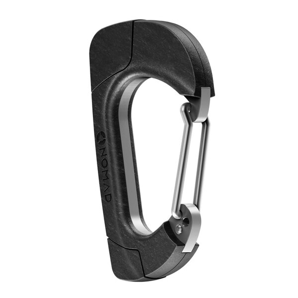 Nomad Carabiner Carbon USB-A - Lightning - cable, Black