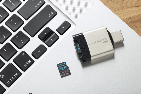 Kingston 32 GB Canvas Go, UHS-I Class 10 MicroSDHC-kort + SD adapter