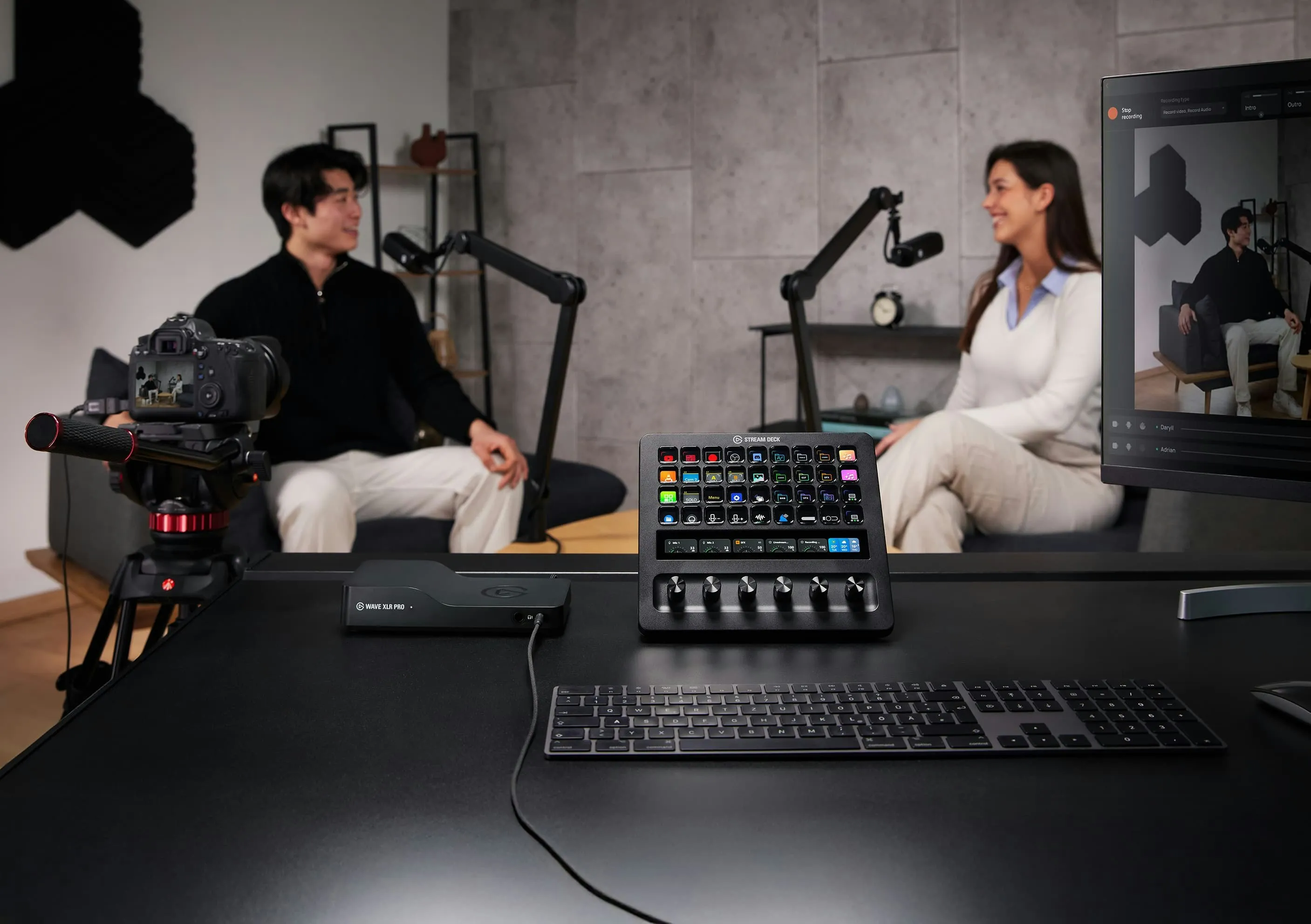 Elgato Stream Deck + XL kontrollkonsol, 36 knappar, USB Type-C, 1,5 m