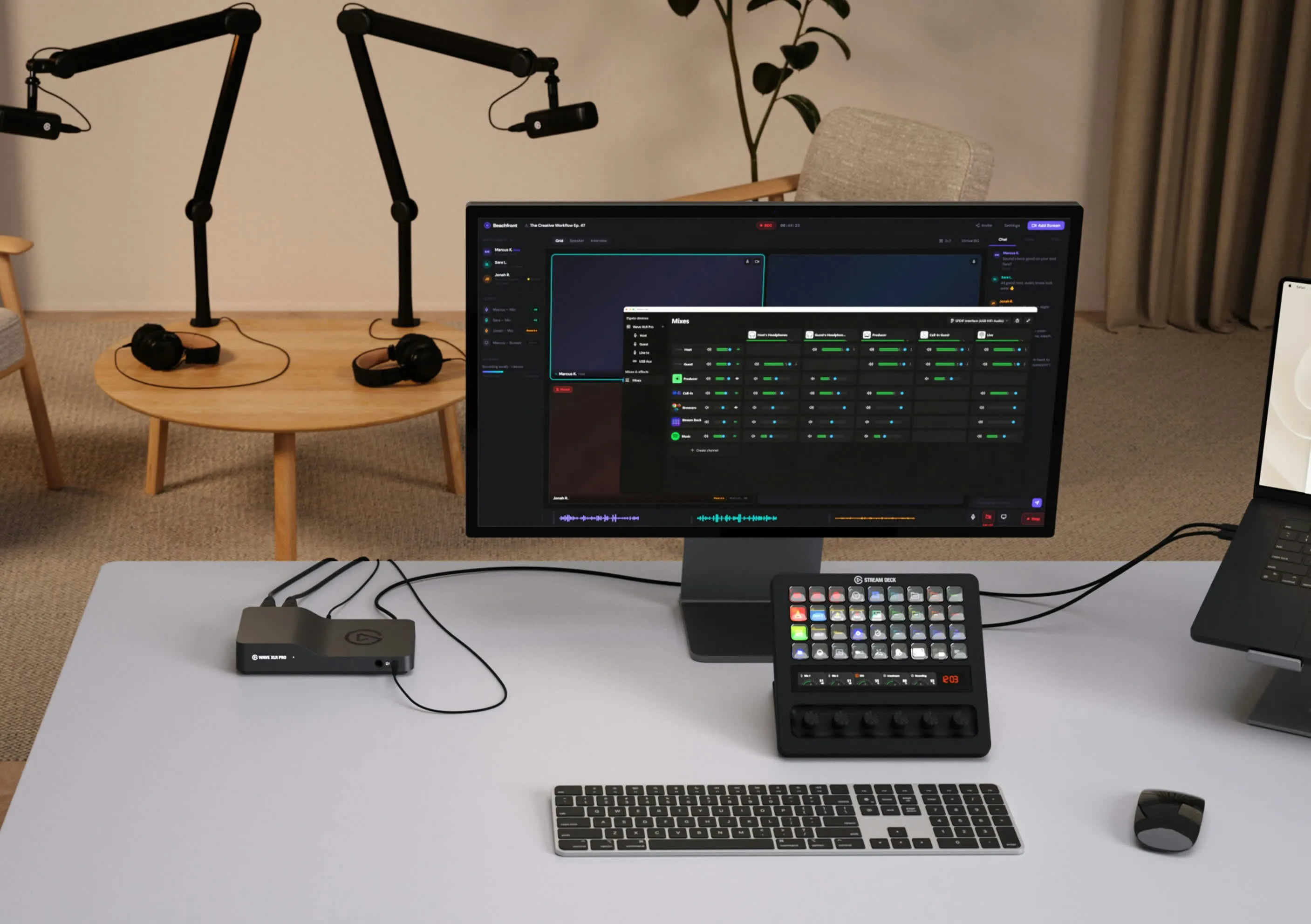 Elgato Stream Deck + XL kontrollkonsol, 36 knappar, USB Type-C, 1,5 m